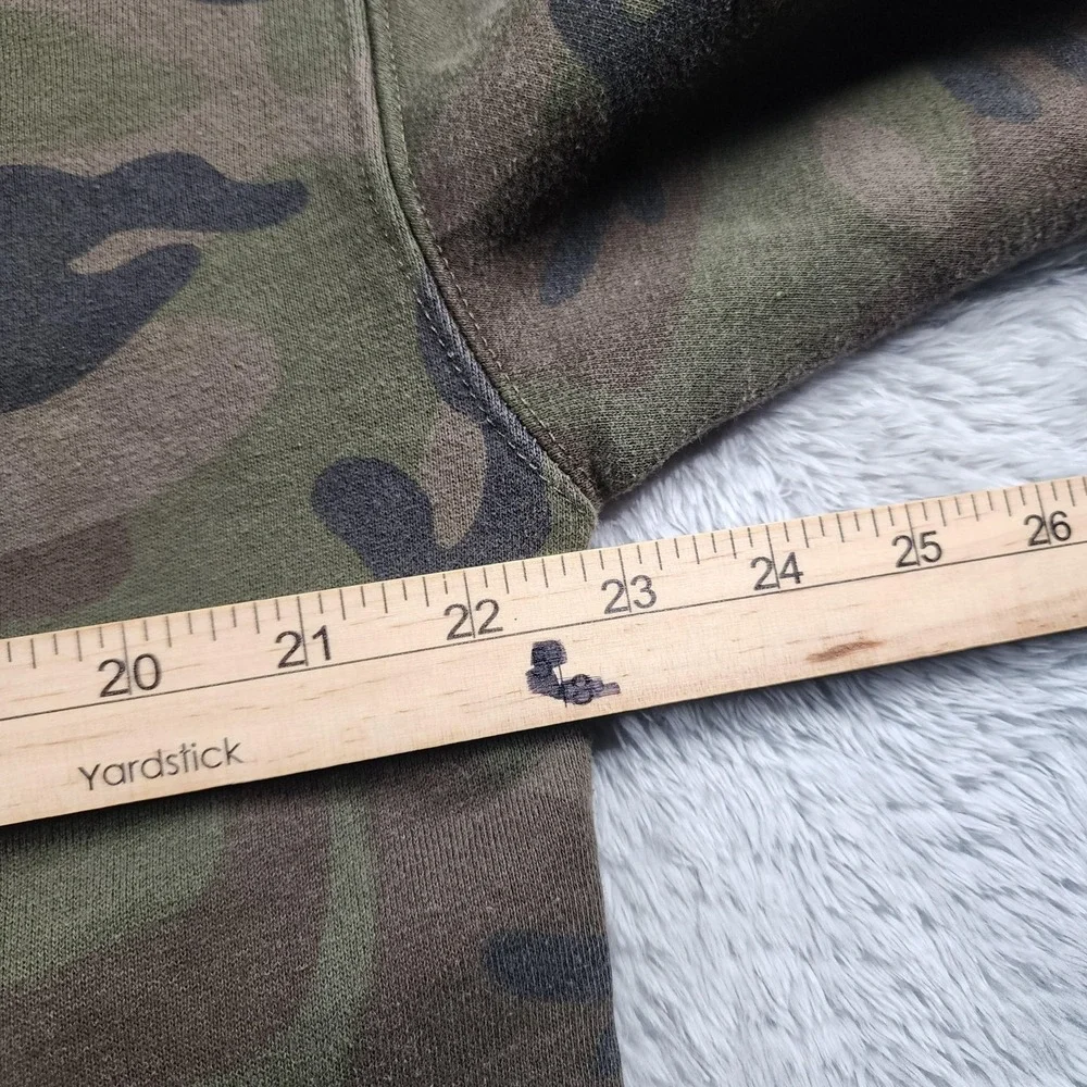 VIXXON Hoodie Womens XL Green Dixxon Camo Box Logo Fleece Pullover Streetwear - Picture 11 of 14